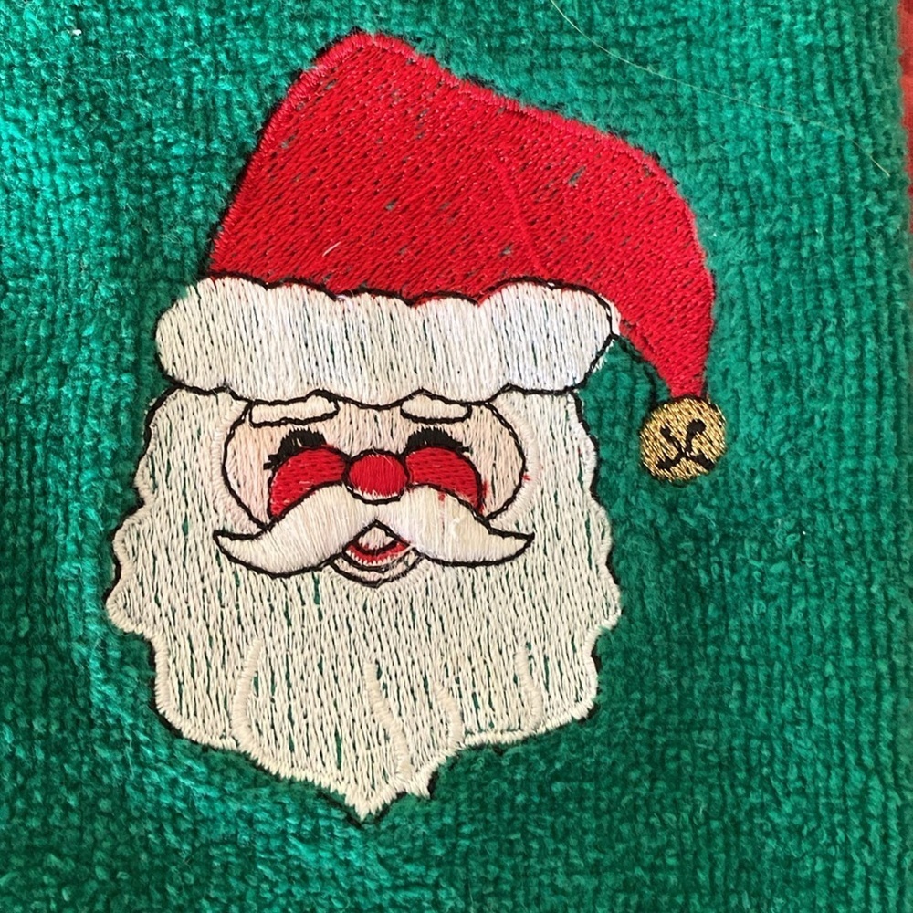 Christmas fingertip towels - Picture 4 of 5
